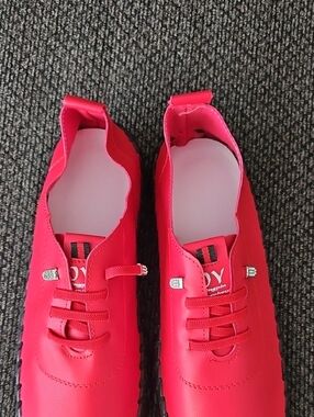 Women's Red Slip On Shoes
